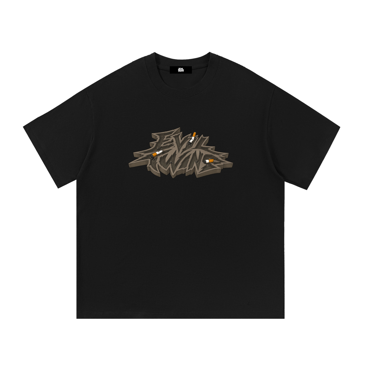 'ASHTRAY' TEE [BLACK]