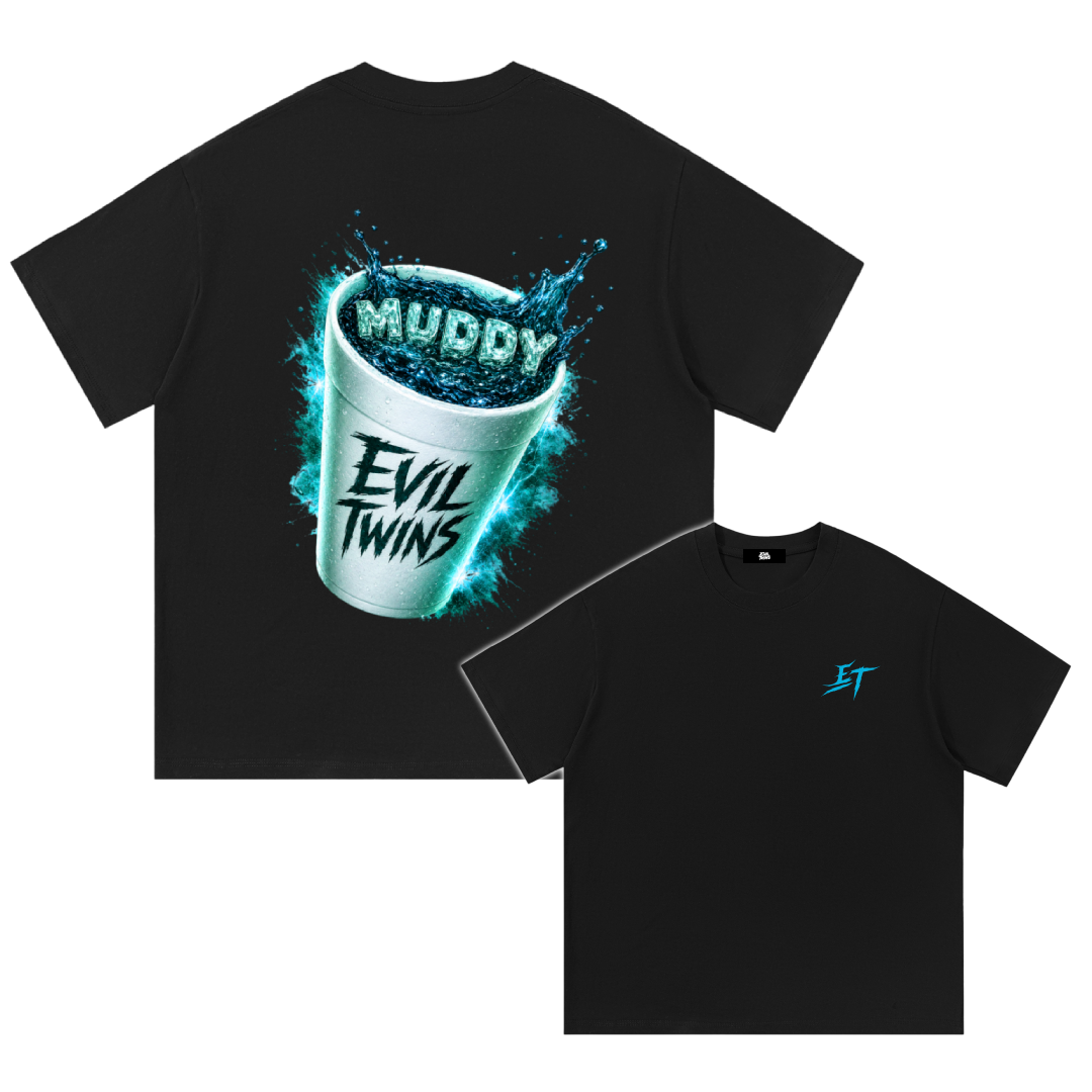 'MUDDY' TEE 2.0 [BLACK]