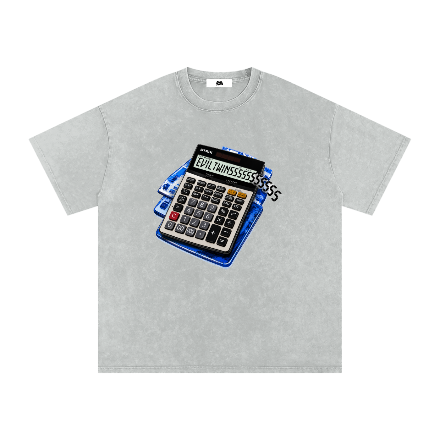 'CALC' TEE [LIGHT GRAY]
