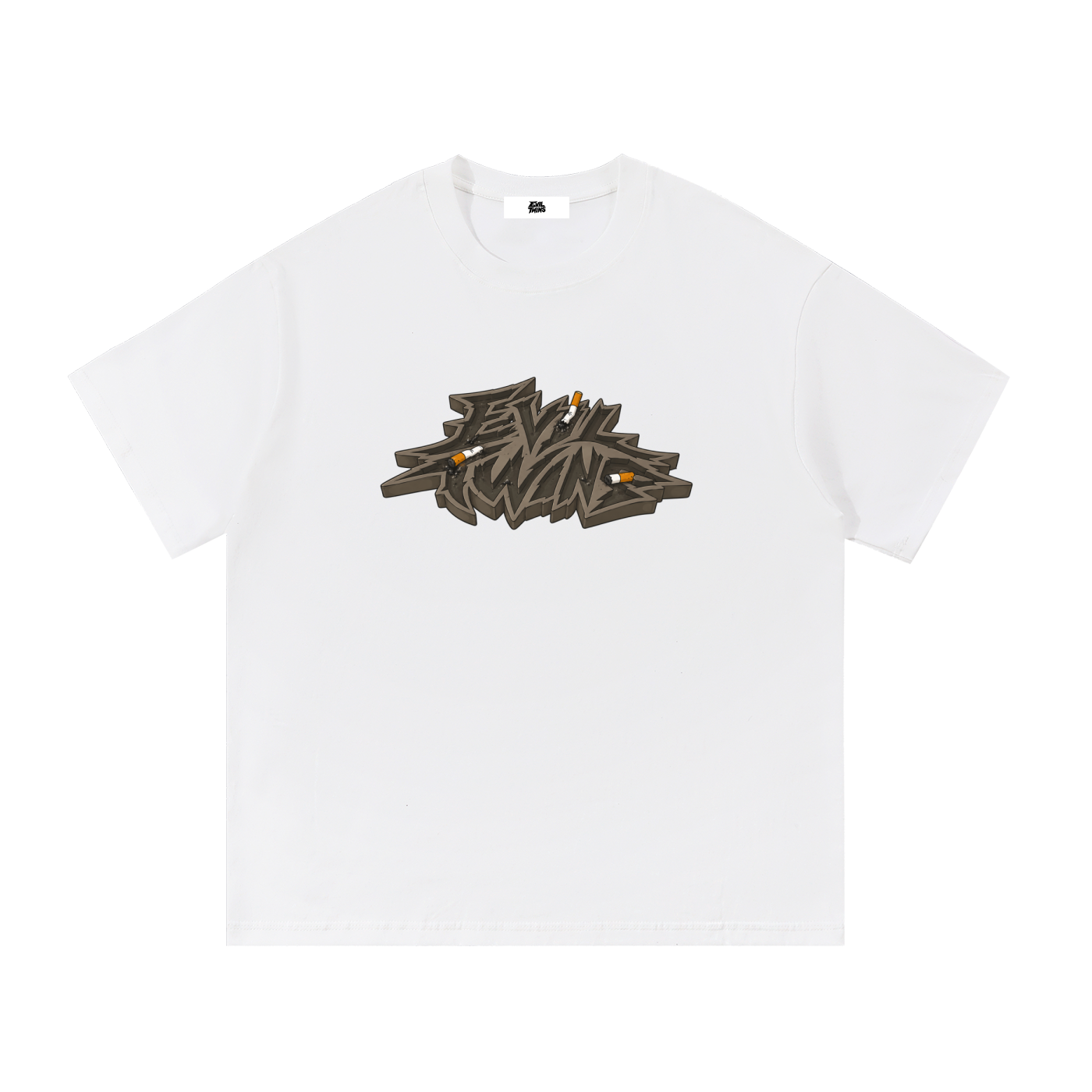 'ASHTRAY' TEE [WHITE]